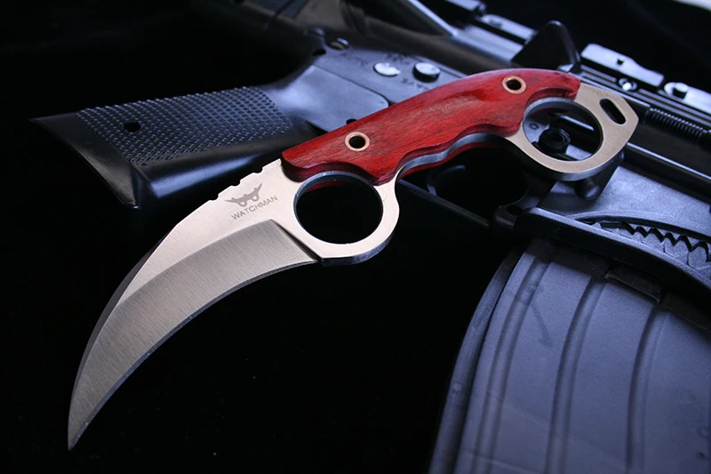 Охотничий нож Karambits с фиксированным лезвием охотничий высокого качества ножи для