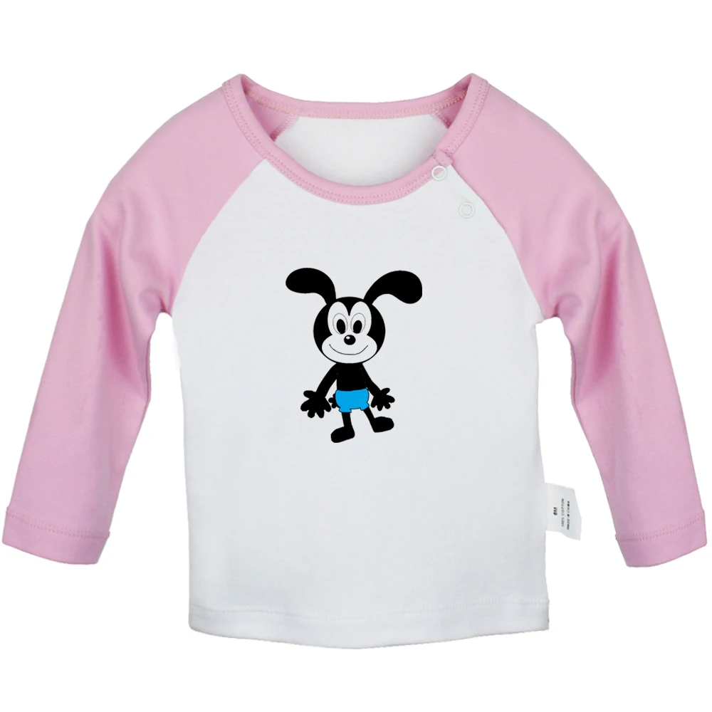 Детские футболки Oswald the Lucky Rabbit Nope дизайнерские с Phonetic symbol для новорожденных