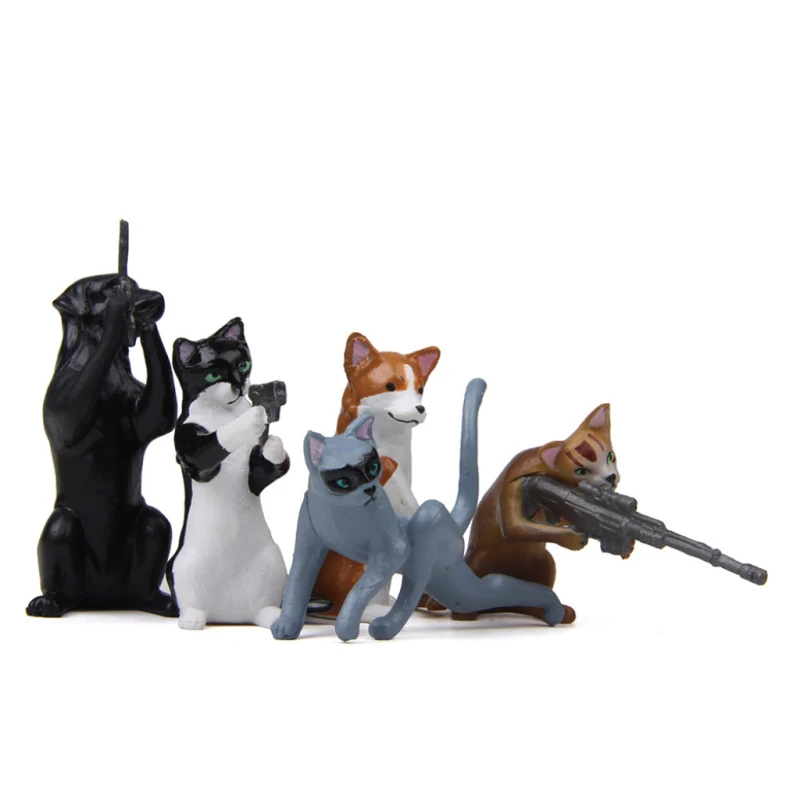5 шт. декоративная игрушка в виде кошки собаки | Дом и сад