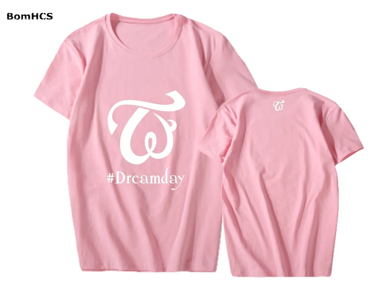 BomHCS Kpop/хлопковая футболка с надписью Twice Dreamday базовая для молодежи уличные топы