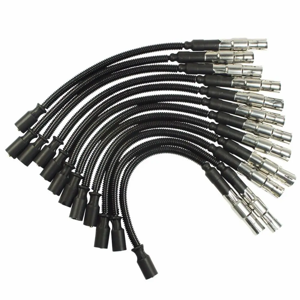 

12pcs Spark Plug Wire Set Ignition Wire 1121500218 Set Suit for Mercedes Benz C-Class E-Class ML SLK 320 350 DXY88