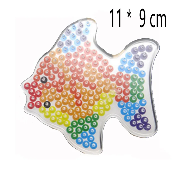 big fish m17 EVA Pegboards узоры для DIY Хама бисер 5 мм Пазлы инструменты транспортные средства животных Perler бусины доска Пазлы ремесла дети девочки игрушки - Цвет: big fish m17
