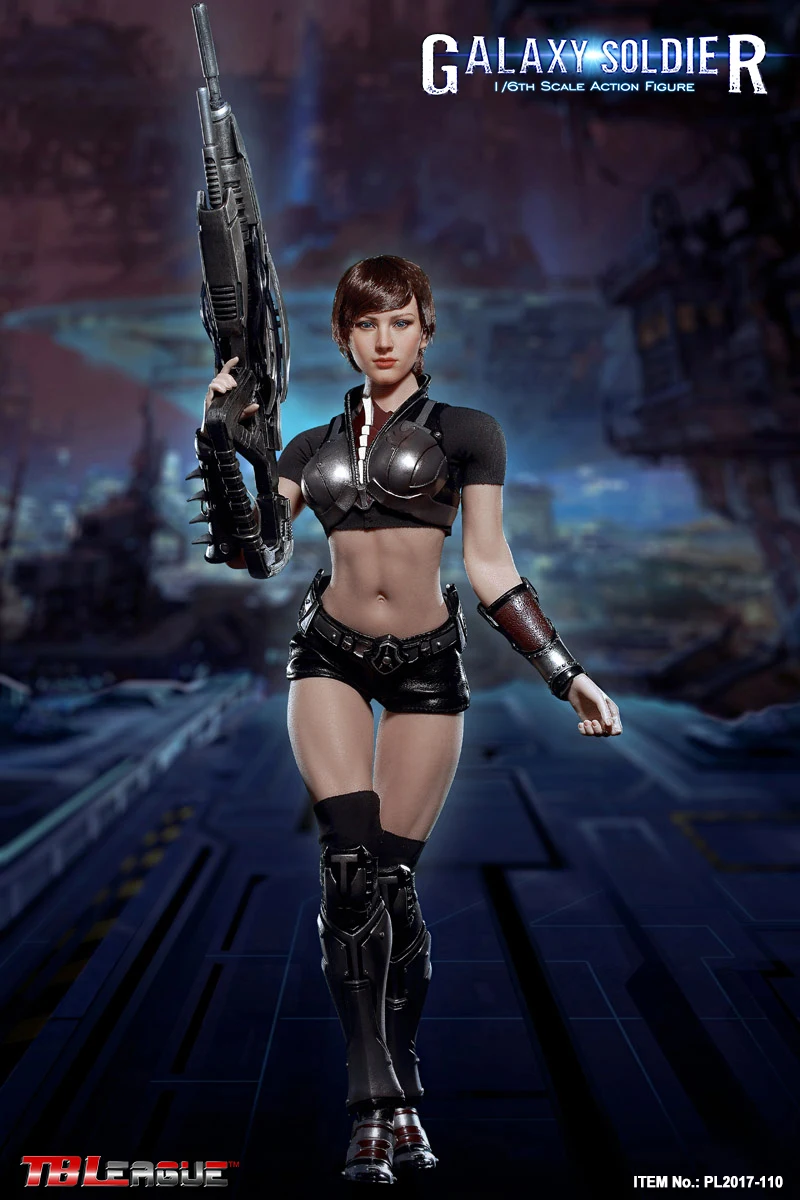 TBLeague PHICEN Бесшовные женские тела Galaxy Soldier 1/6 фигура|spy works|spy earphoneneca alien |