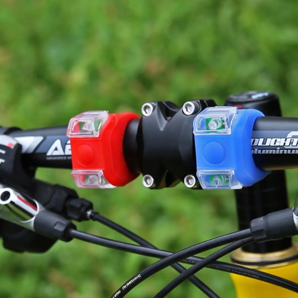 

Baby Stroller Accessories Silicone LED Warning Light Kids Safety Bike Lamp Bicycle Front Light For pram Wheel Light Promotion