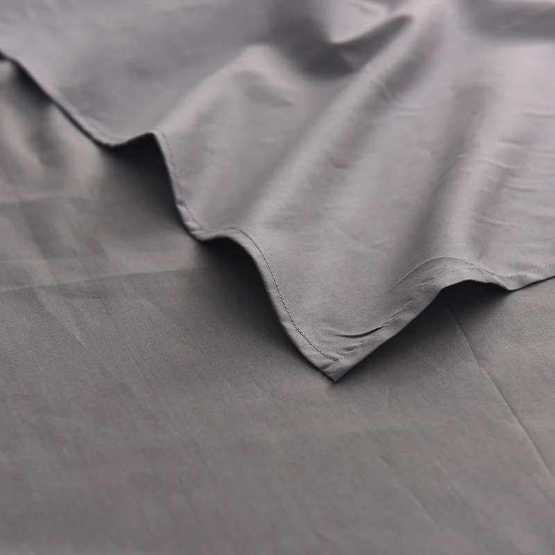 100% хлопок чистый цвет плоский лист Комплект постельного белья постельное белье