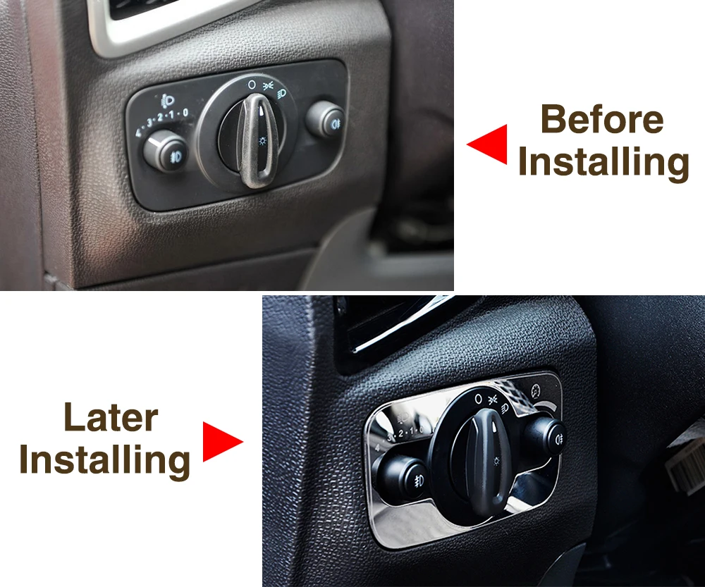 VCiiC Стайлинг автомобиля ручка переключатель фар Обложка декоративные блестки