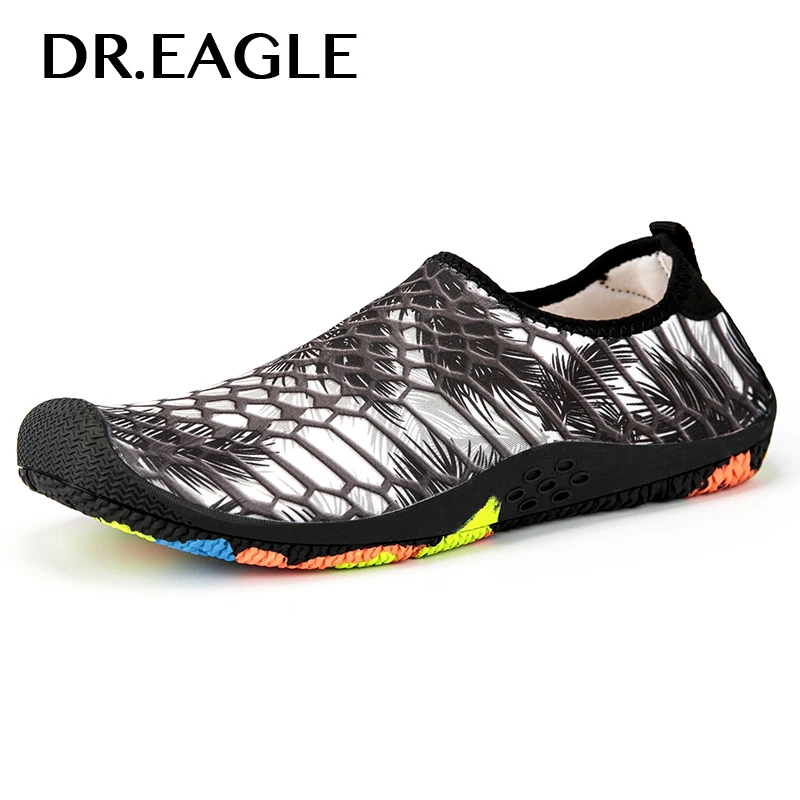 Dr.eagle Aqua/летние шлепанцы для плавания Водонепроницаемая обувь мужчин Дышащая