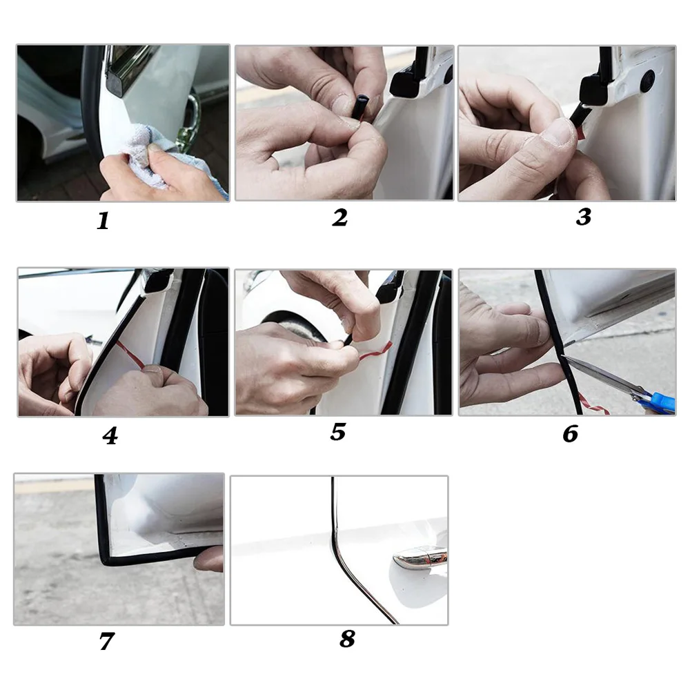 Защитная полоска для края двери автомобиля KOSOO защита от царапин дверные