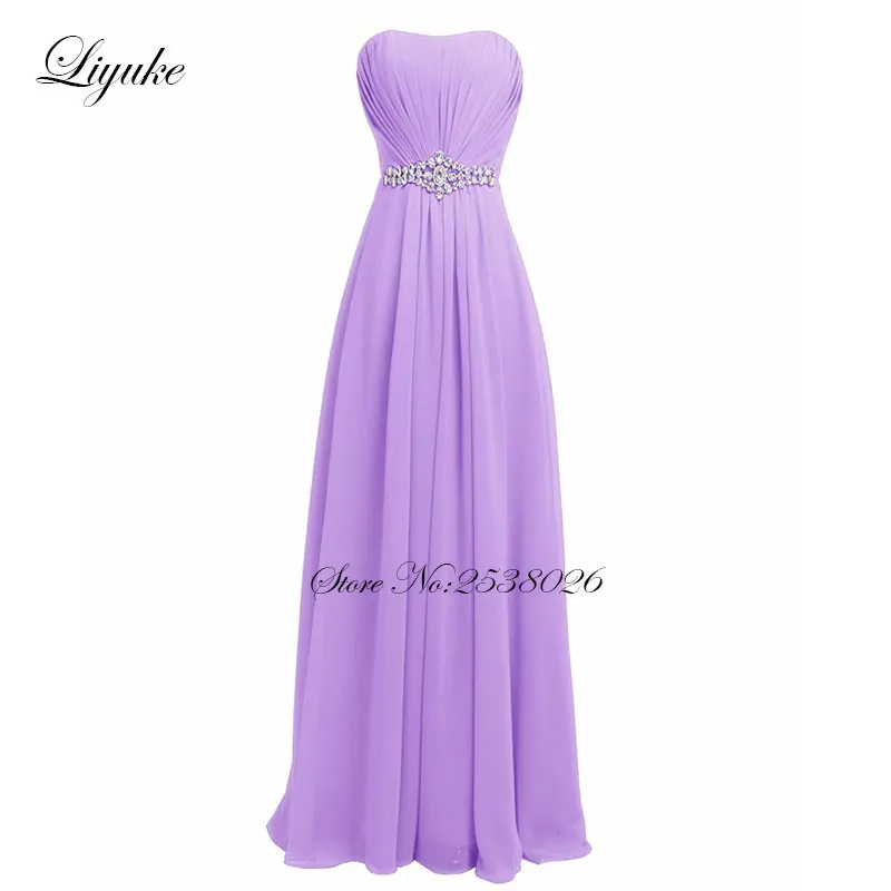 Шифоновое платье-трапеция Liyuke для выпускного вечера плиссированное платье с