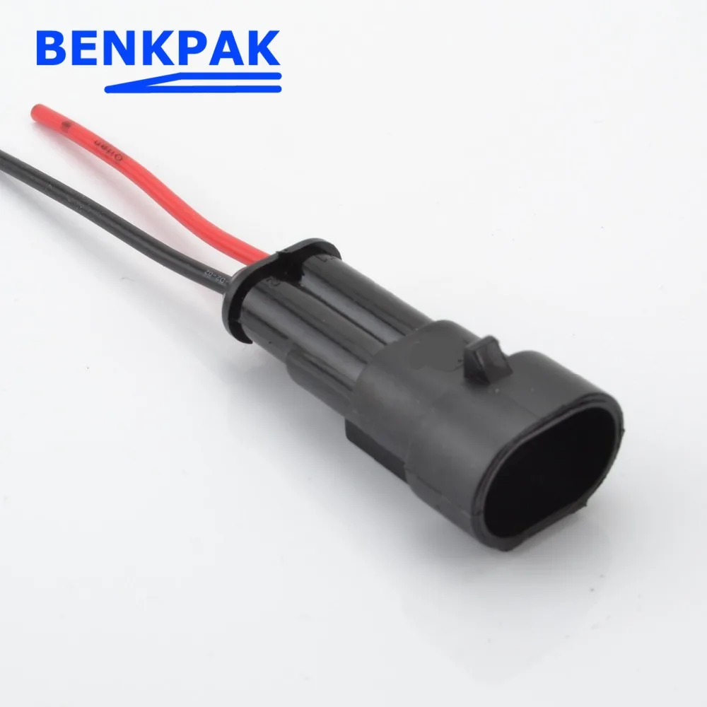 Изготовитель benkpak авто разъем провода, 2-контактный разъем способ герметичный водонепроницаемый Соединительный разъем водонепроницаемый разъем авто