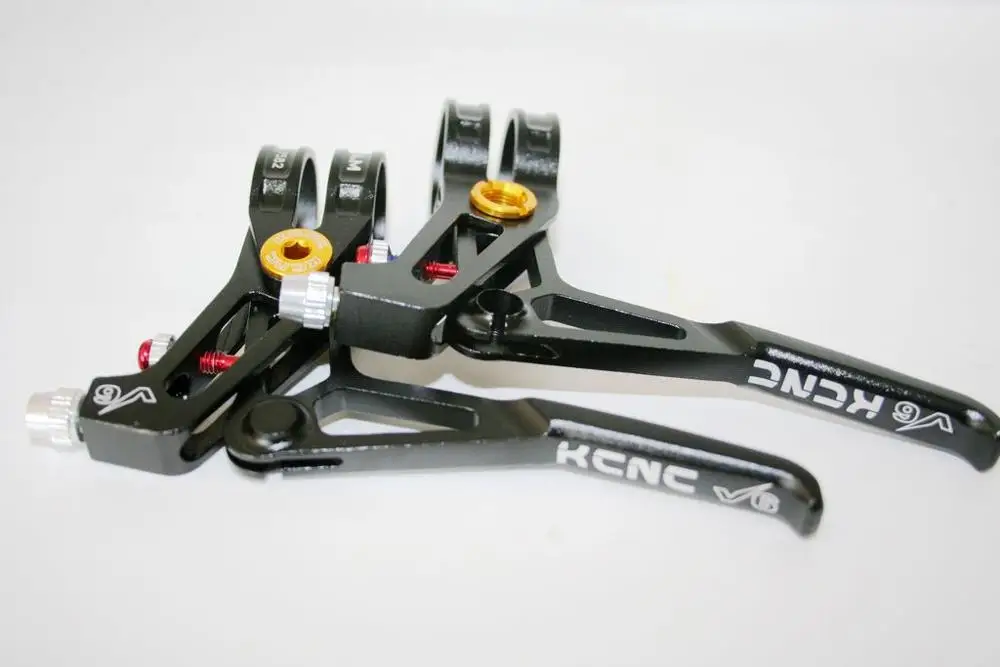 KCNC V6 VB6 MTB FOLD BIKE V тормозные рычаги и суппорты велосипедный обод тормоза набор с рычагами 340 г полный комплект черный цвет