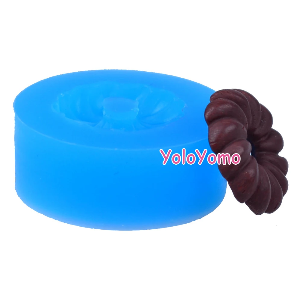 T039YL 18 8 мм Cruller силиконовая формочка для пончиков-пончиков Гибкая форма десерт