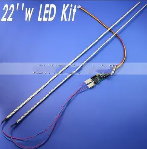22-дюймовые Широкоформатные светодиодные лампы для заднего освещения, улучшенный комплект, регулирусветильник льник для ЖК-монитора, 2 светодиодный ных ленты