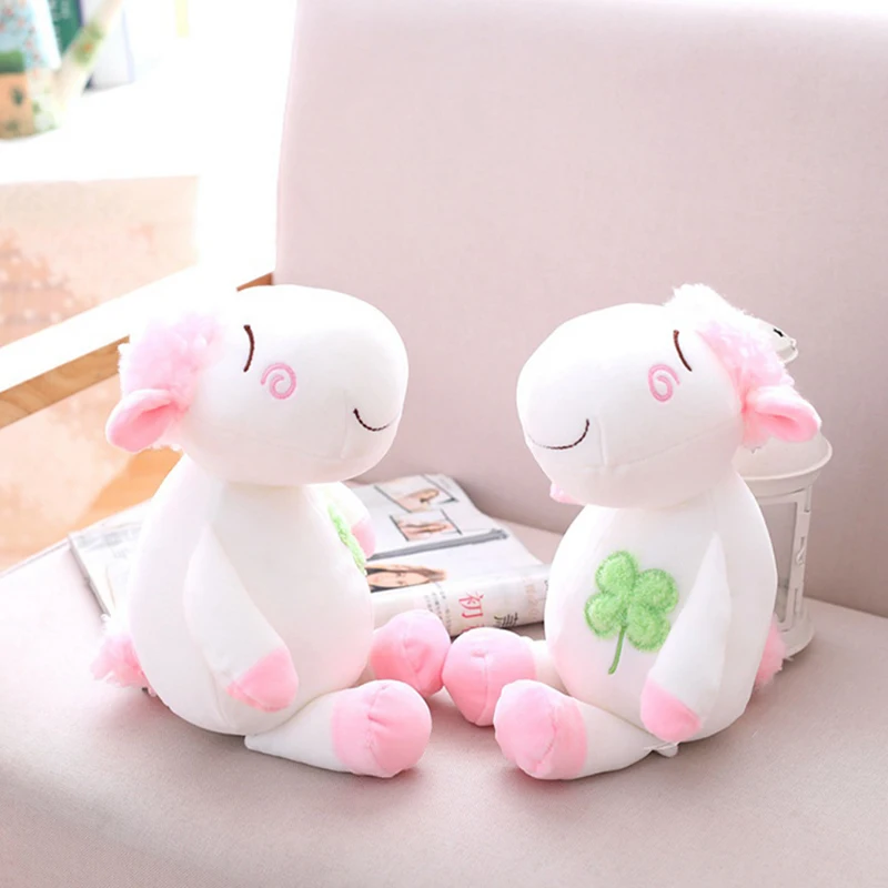 

Cartoon Cute Clover Sheep Plush Dolls Toy Sheep Animal Plush Toys Soft Dolls Chirstmas Kid Gift Birthday Present