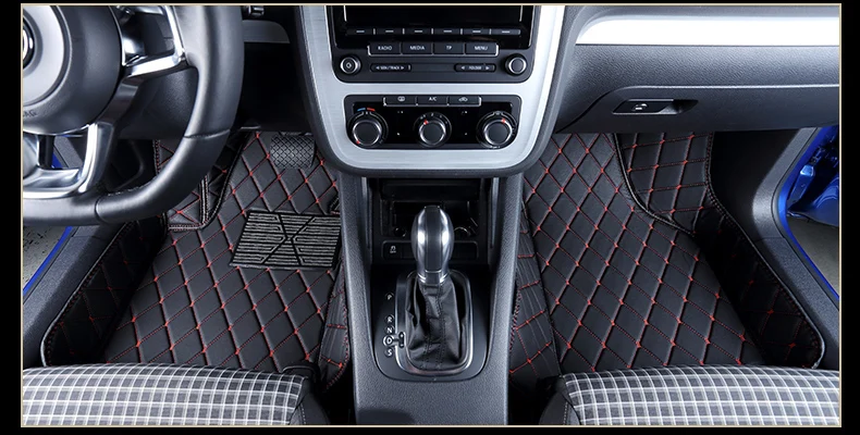 Lsrtw2017 кожаный автомобильный салон автомобиля коврик для Volkswagen Scirocco 2008 2009 2010 2011 2012 2013 аксессуары