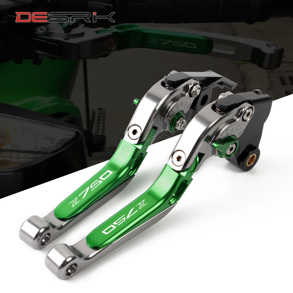 Раскладные рычаги тормозной муфты для KAWASAKI Z750 Z 750 2007 2012|Накладки и декоративные