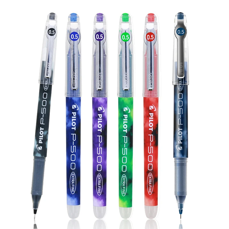 

Japan Pilot P500 Gel Pen Students with Exam Special Pen 0.5mm Color Signature Pen 1PCS