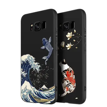 Чехол Great Emboss для samsung galaxy note 9 s9 plus чехол канагавы волны карп журавль 3D гигантский