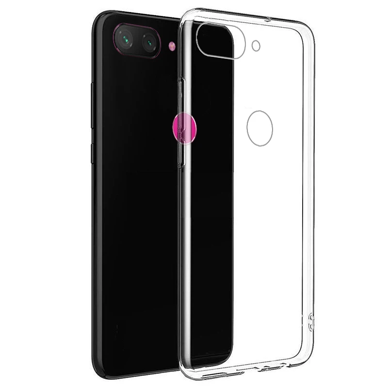 Прозрачный ударопрочный силиконовый прозрачный чехол для телефона Lenovo