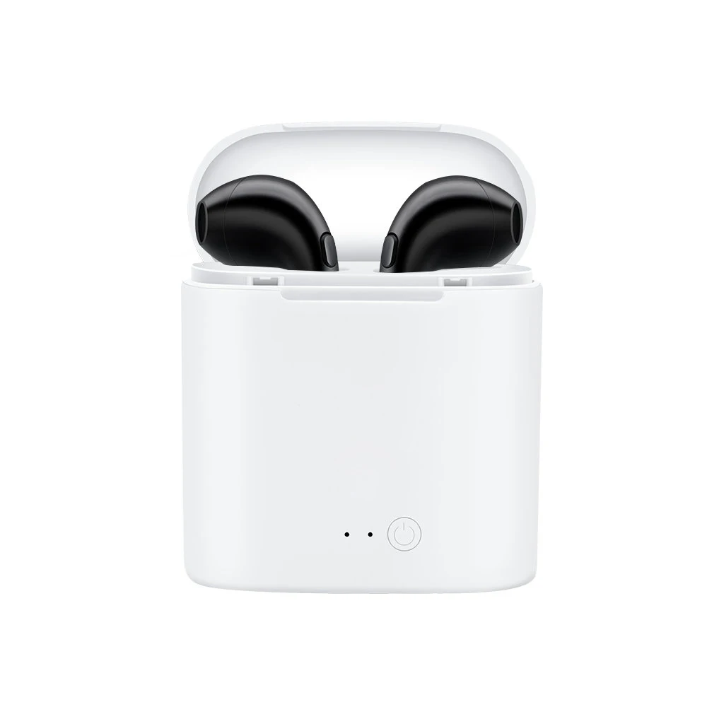 I7-WB Новинка, i7s TWS, мини наушники, беспроводные наушники, Bluetooth, черная гарнитура, стерео музыка, наушники для ушей Iphone XS XR - Цвет: I7-WB