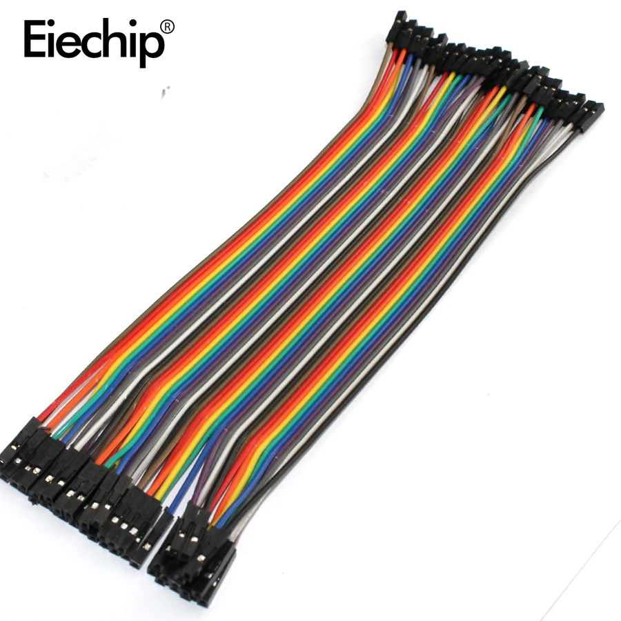 Dupont line 120 шт. 20 см штекер + гнездо и duont jumper провод кабель для Arduino DIY Kit|Изоляционные
