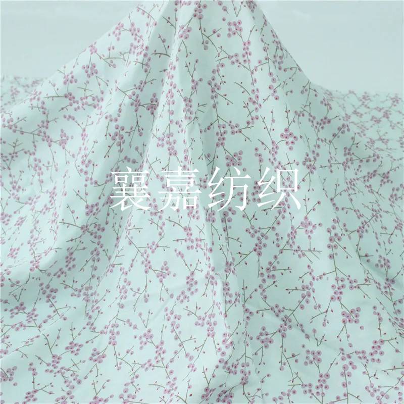 Хлопковая ткань двухслойная хлопковая марля маленькие сломанные цветы домашняя