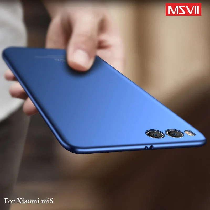 Чехол MSVII для Xiaomi mi6 Mi5x miA1 mi5 mi5S чехол с полной защитой жесткая матовая задняя