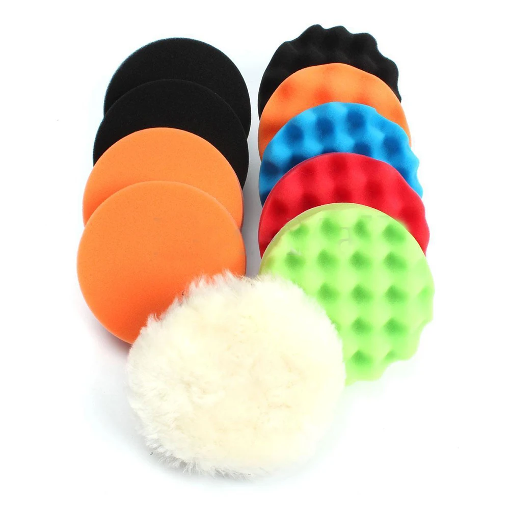 Набор полировальных подушек для вафельных буферов 3 дюйма 11 шт.|polishing pad set|set for