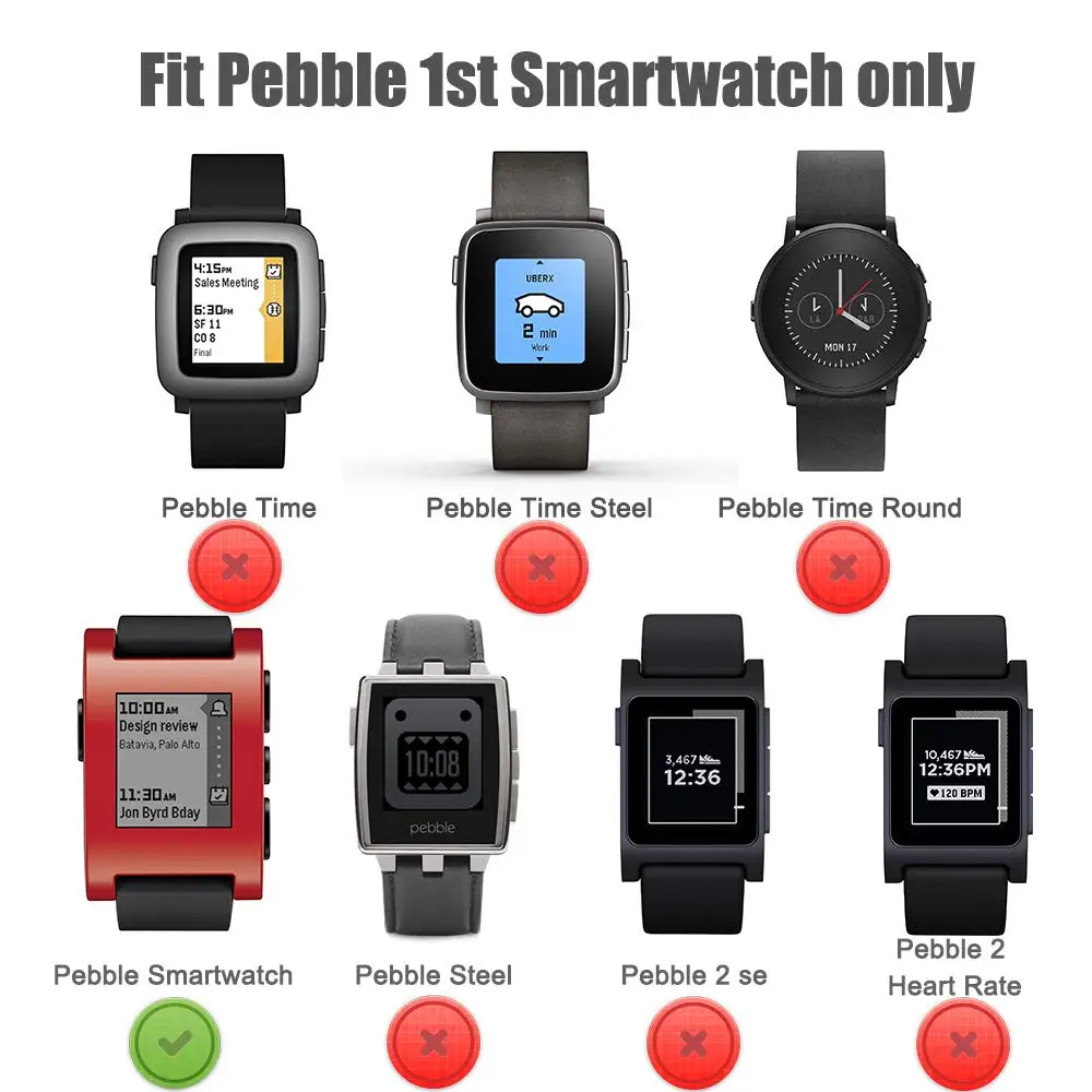 2 Pack Зарядное устройство для Pebble Classic 1 usb кабель зарядки 100 см аксессуары умных