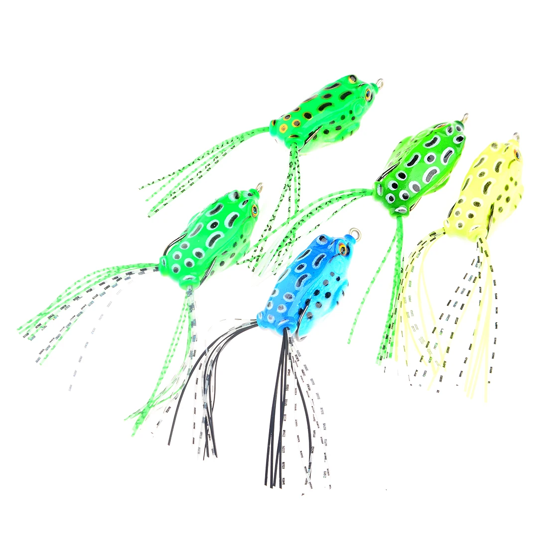 5 шт. мини-мягкий Змееголовы Лягушка приманки Поверхностная приманка для рыбы
