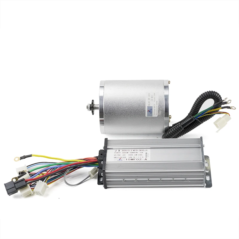 60 в 2000 Вт бесщеточный двигатель постоянного тока с 15MOSFET 33A BLDC контроллер двигателя для электровелосипеда, комплект для электрического скутера, двигатель 4600 об/мин 4N. m