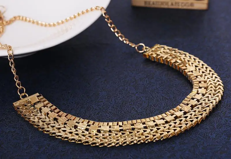 Европейский и американский модный дизайн ожерелье красивый ювелирных кристалл