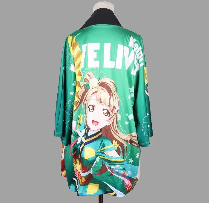 Новый Косплэй костюм плащ хаори пальто Топ кимоно пижамы Аниме LoveLive! Школьные idol