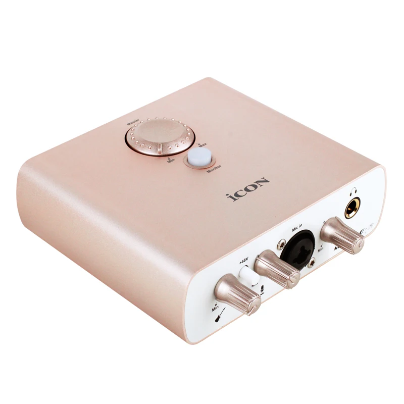 Звуковая карта ICON mobile R VST USB 24 бит 96/192 кГц 1 Микрофон вход/1 гитара 2 аналоговых