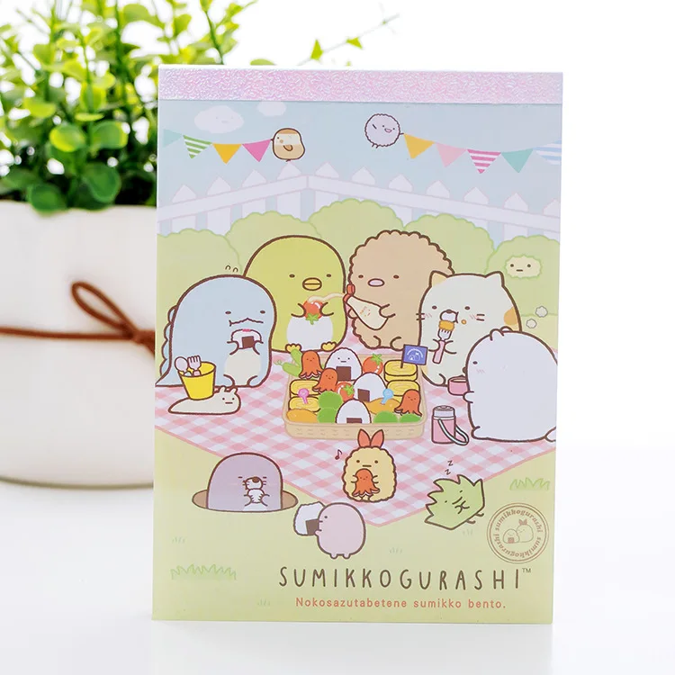 Красный Прекрасный Sumikko Gurashi творческий мультфильм DIY Мягкая обложка мини тетрадь Дневник карманный блокнот рекламный подарок канцелярские - Цвет: Красный