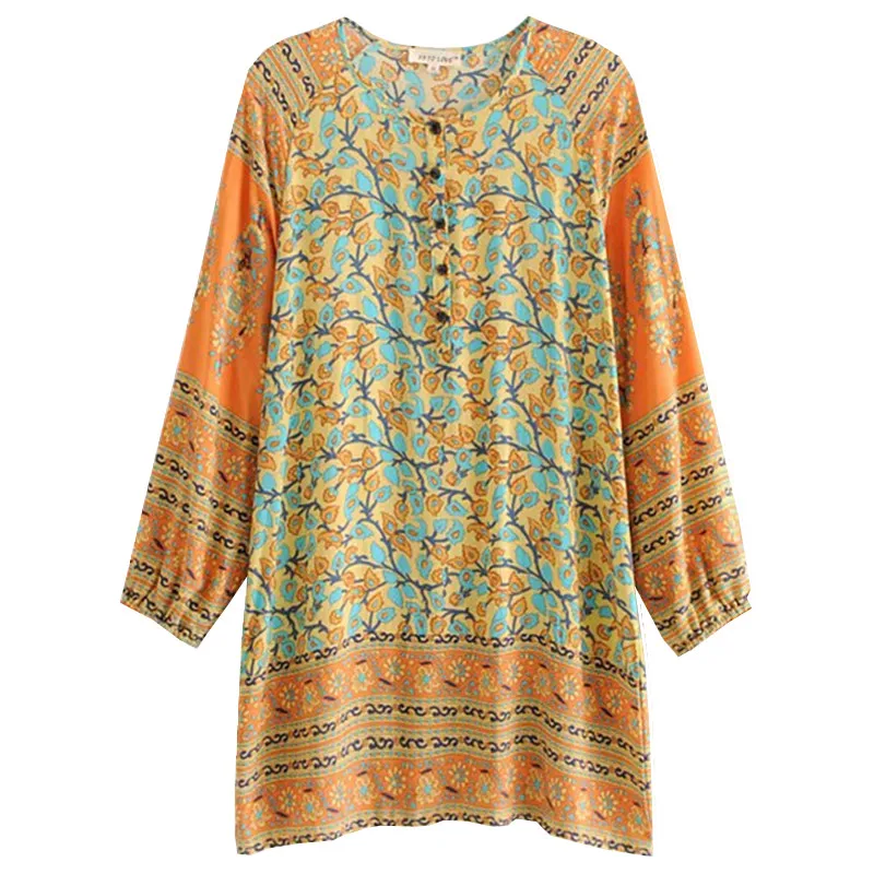 2018 Демисезонный женское платье Красный Цветочный принт Мини-платья v-образным