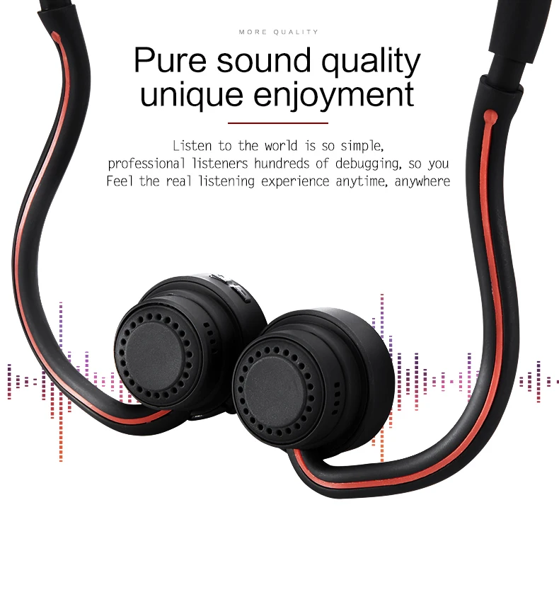 Складные Наушники с костной проводимостью Bluetooth 4 1 беспроводные стерео