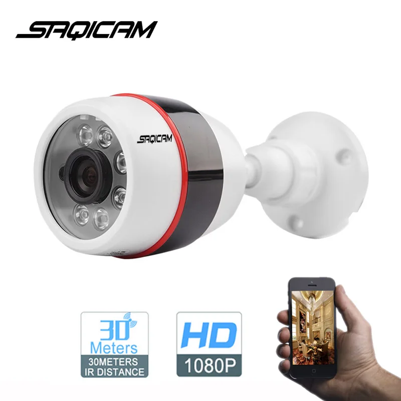 Saqicam Новое поступление HD 2 мегапикселя 1080 P наружная ip-камера видеонаблюдения CCTV