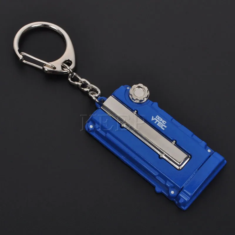 Fashion Metal Auto Car Logo key ring keyring keychain chain for Honda Civic Glass EK/EG Engine Valve Cover Chaveiro Llavero | Автомобили и
