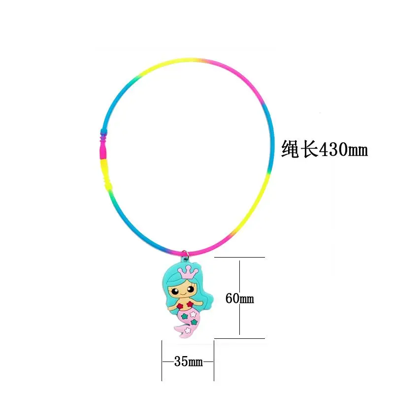 Украшение для вечеринки русалка резиновые ожерелья украшения первого дня