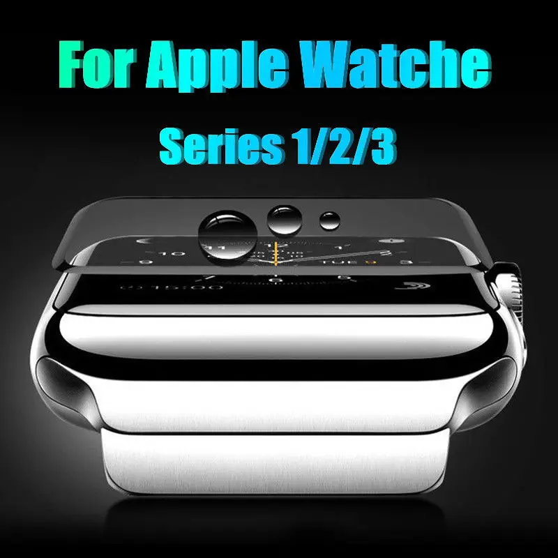 3D изогнутая модная поверхность 9H закаленное стекло пленка для apple watch 42 мм 38 44 40