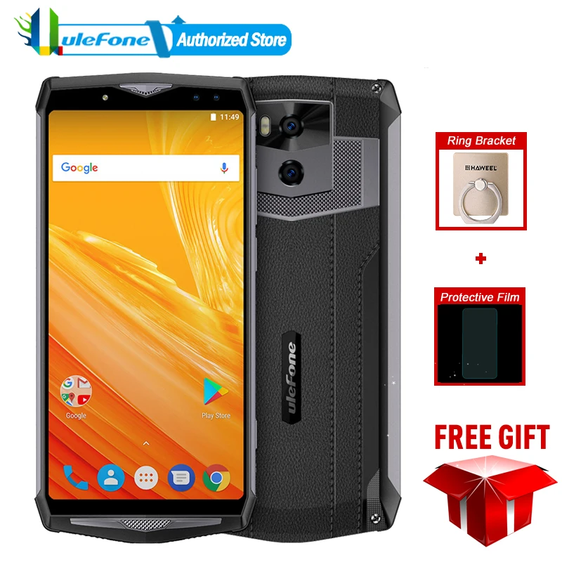Ulefone power 5 смартфон с функцией распознавания отпечатков пальцев 4G LTE телефон 13000mAh 6