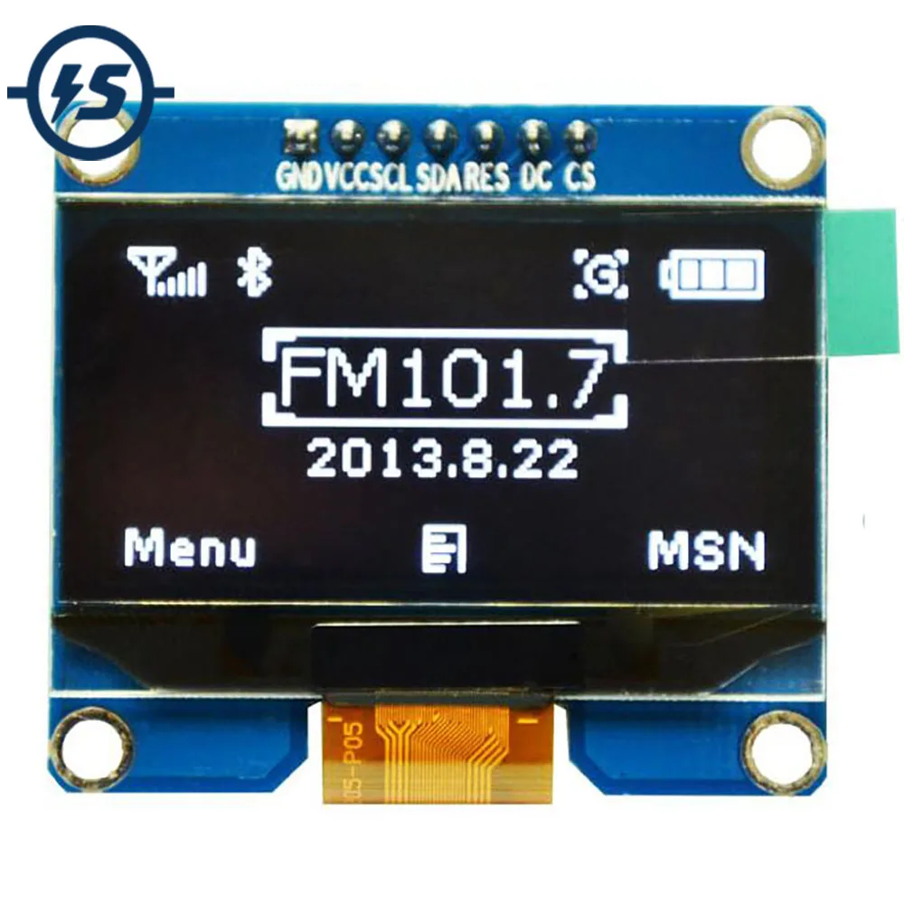 1 3 &quot1 дюймов 54&quot 54 белый oled дисплей модуль 128x64 SPI IIC I2C интерфейс OLED экран Плата 5 V
