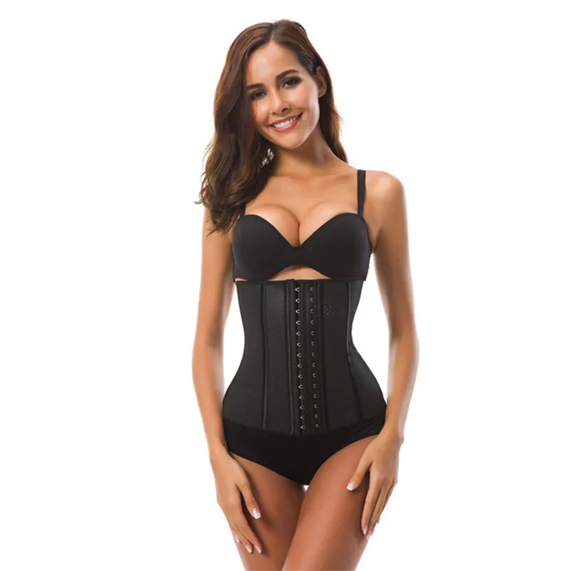 Латексный корсет талии Управление Корректирующее белье Body Shaper нижнее бельё с