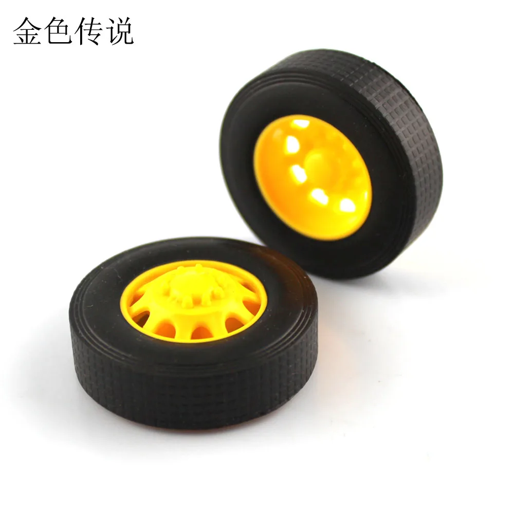 

JMT 3 * 42mm Truck Rubber Wheel DIY Model Wheel Technology Production Truck Front And Rear Wheel Material F19178
