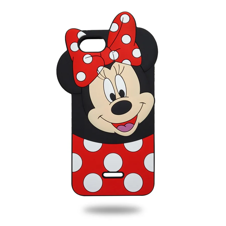 Новые чехлы для Redmi 6A чехол 5 45 &quotсиликоновый 3D милый мультфильм Смеющийся Минни
