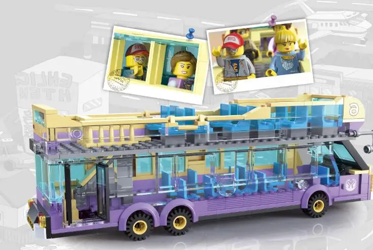 Новинка 1123 года. Модель автобуса Legoe для детей. Совместимая модель Legoe|lego building|lego