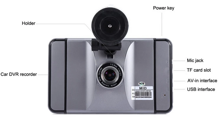 " дюймовый Android OS 8G 16GB Автомобильный gps навигатор DVR Wifi AV-IN Bluetooth fm-передатчик Последние карты