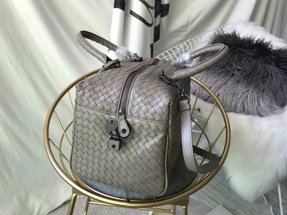 Плетеные дамские сумочки из овечьей кожи Женская Повседневная сумка-мешок