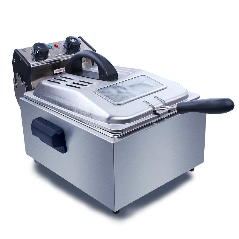 Фритюрница электрическая одноцилиндровая 6 л|electric fryer|deep fryerelectric deep fryer |